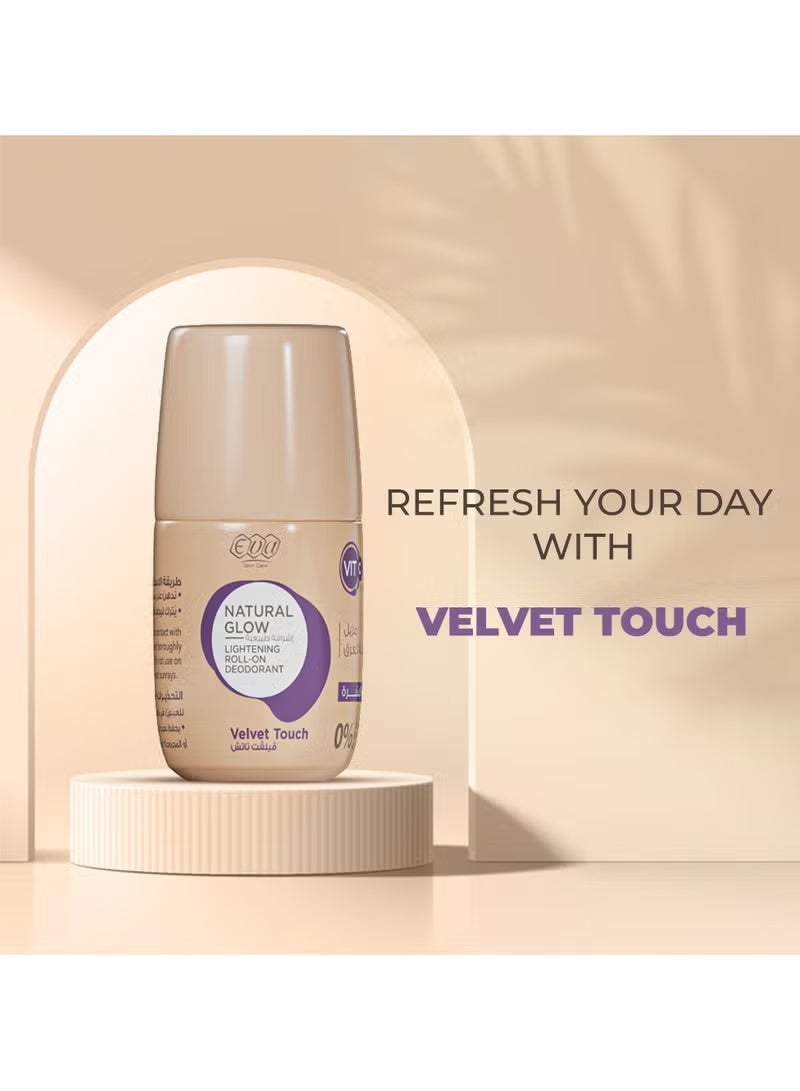 Eva Skin Care Natural Glow Lightening Roll On Deodorant - Velvet Touch - Image 3